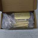 Edge Finger Tab Pull for cabinets Kitchen Concealed Drawer pulls Aluminum Hidden Door Handle Home 10 Pack Modern Brushed Brass 3.15" Overall Length Easy Installation
