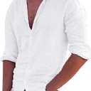 Cotton Shirt Size XXL white With Buttons. 95% Cotton 5% Linen