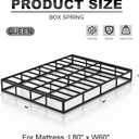UOMEUR Box Spring for Queen, 7 inch Queen Box Spring Only, Strong Metal Frame Mattress Foundation, No Noise, Easy Assembly