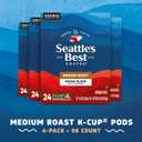 Seattles Best Coffee, Medium Roast K-Cup Coffee Pods, House Blend, 100% Arabica, 4 Boxes (96 Pods Total) (EXP 06/12/26)
