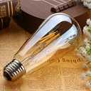 ST64 LED Edison Bulb, Warm White, 6Watt
