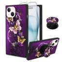 SAKUULO Phone case Purple Butterfly