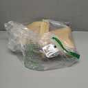 Dualshine 100 Pcs Bread Bags for Homemade Bread Sourdough Bags Paper Kraft with Window 14" x 8.3" x 3.5" with Tin Strip and 500 Pcs Seal Stickers for Cookies Coffee Beans and Bakery (Brown)