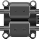 ECCPP ignition coils Pack of 1 UF403,coils packs,for Chrysler,for Dodge,for Jeep,for Eagle,for Plymouth,for Mitsubishi Neon Sebring Avenger Eclipse Voyager TJ Vip 1997-2010,UF403 5C1089