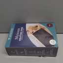 Massaging Weighted Heating Pad for Back Pain Relief,Heating Pads for Neck, Shoulder,Cramp,Portable Heated Pad with 3 Heat Settings & 6 Massage,18 Relaxing Combinations,Auto Off,12"*24",Dark Blue