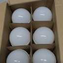 DEBAOBULB6 Pack Rechargeable Emergency Light Bulbs, Battery Powered LED Light Bulb 6000K Daylight E26 120 Volt 9W 60W Equivalent with 1200mAh for Home Power Outage Camping Hurricane