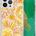 Cute Case for iPhone 14 Pro Max,Retro Sunshine Unique Shockproof Slim Fit Clear Cover Protective Anti-Scratch Phone Cases for Women Men