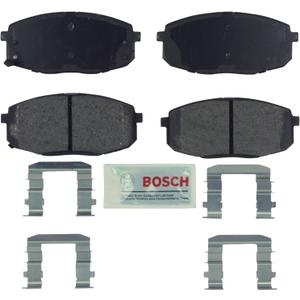 BOSCH BE1397H Blue Ceramic Disc Brake Pad Set With Hardware - Compatible With Select Hyundai Elantra; Kia Forte, Forte Koup, Forte5, Soul; FRONT