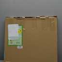 20 Inch Large LED Flush Mount Ceiling Light, 50W, 5000LM, Non-dimmable, 3000K/4000K/6000K CCT Selectable, White Square Flat Panel Light, Low Profile, Fits Hallway, Kitchen, Bedroom, Laundry Room