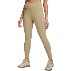 baleaf Women's High Waist Leggings with Pocket Hiking Pants Tummy Control 3 Pocket for Athletic Outdoor Running (Medium, Tannin)