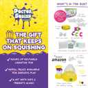 Doctor Squish: Squishy Maker, New Shiny Glitter Station Maker, Decorate with Confetti, Sparkles & Colored Ink, Variety of Sizes, Just Add Water to Make Your Own Slime, For Ages 8+
