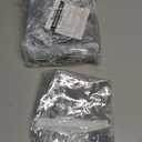 Houseables Sweater Bags Moth Proof, Clothing Storage Bags, with Zipper, Sweater Storage, Clear Zippered Organizers, Clothes, Blanket, Linen, Bedding, Quilt, Vinyl Plastic Protectors, 18x15x4, 5 Pack.