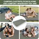 Self Inflating Sleeping Pad with Foam and Electric Pump，Innovative Y-Shaped Telescopic Structure，4.3" Thick Ultraportable Camping Mattress，Outdoor Compact Air Mat for Tent Car（4.2*79*28 inch）