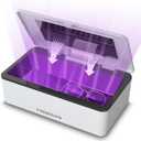 KING&DUKE Phone Sanitizer, UV Sanitizer Box with 360 UV-C Light, Portable UV Phone Sanitizer for Cell Phone, Keys, Glasses, Earphones  White