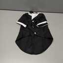 Kuoser Dog Tuxedo,Dog Wedding Suit with Bow Tie Formal Dogs Tux Pet Wedding Party Birthday Costume,Doggy Valentines Christmas Halloween Graduation Outfit Cosplay for Small Medium Large Dogs,Black 2XL (XXL(Chest-21.25",Weight:17-25lb))