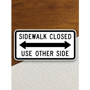 24"X12" Nonreflective Cone Bar Roll-Up Sign