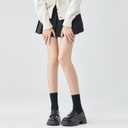 DLGDWG Womens Crew Socks, Cotton Cozy Casual Socks for Women 4 Pairs, Size 5-9