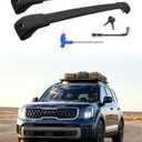 220lbs Upgraded Telluride Roof Rack Cross Bars Compatible with 2019-2025 Telluride LX EX S SX SX-Prestige (Only for Flush Side Rails), Heavy Duty Lockable Aluminum Cargo bars for Rooftop Cargo Carrier