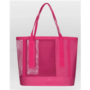 FF05 Large Mesh Beach Tote, Pink 2 pcs