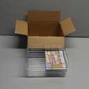 STORi SimpleSort 3-Piece Stackable Clear Drawer Organizer Set | 9" x 6" x 2" Rectangle Trays | Wide Makeup Vanity Storage Bins and Office Desk Drawer Dividers | Made in USA