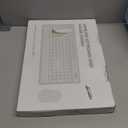 Wireless Keyboard and Mouse Combo, Full Size Ergonomic Keyboard with Wrist Rest and Phone Holder 2.4G USB & Type-C Quiet Keyboard Silent Mouse for Computer Laptop Windows Mac iOS