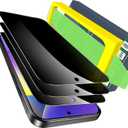 Ferilinso [Auto Dust Install] 3 Pack Privacy Screen Protector for Google Pixel 10 Pro XL, Tempered Glass Phone Case Friendly Accessories, Protector de Pantalla for Google Pixel 10 Pro XL