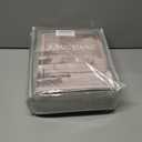 100% Blackout Room Darkening 120 inch Curtains for Bedroom, Faux Linen Dual Rod Pockets & Hook Belt Light Blocking Noise Dampening Window Treatments for Living Room, Sage Green, W52 x L120, 2 Panels