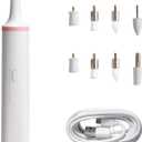 Water flosser Cordless for Teeth, 4 Modes Dental Oral Irrigator, 100ML Portable IPX7 Waterproof Water Teeth Cleaner, 8 Jet Tips for Home&Travel (Light Pink)