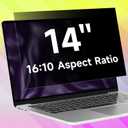 14 Inch 16:10 Laptop Privacy Screen Filter, Anti Blue Light Glare & Anti Scratch Computer Privacy Shield for 14" with 1920x1200 Aspect Ratio Laptop