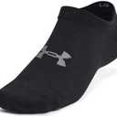Under Armour Unisex Adult Essential No Show Socks (6-Pairs) 7,5-12 Black
