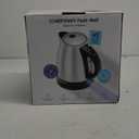 Chefman Stainless Steel Electric Kettle w/ 360 Swivel Base, Auto Shut Off & Boil Dry Protection, BPA-Free Interior and Cool-Touch Handle, 7+ Cup Capacity, 1.7 Liter, 1500W