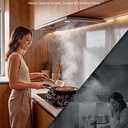 30 Inch Range Hood Insert, 900 CFM Built-in Kitchen Hood with Push Button