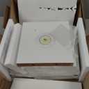 Versatile 4 Tier Wall Shelf Unit,White Lack Wall Shelf,Display Floating Shelf with LED Remote Control Light