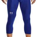 Under Armour Men's HeatGear Armour 3/4 Leggings (Royal Blue (400)/White)