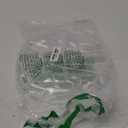 Plasticpro 6 Sectional Round Plastic Serving Tray/Platters Clear Pack of 2