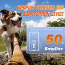 Dog Bark Deterrent Devices for Training Collar and Pet Supplies Ultrasonic Dog Whistle Corrector with Small and Medium Box Size Gentle Leader for Dogs with Instant Button Silencer Technology