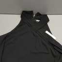 DKNY Womens Night Out Twist Neck Sleeveless Dress (18, Black)