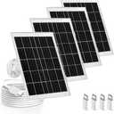 4 Pack 8W Solar Panel Charger Compatible with Arlo Essential Solar Panel Charger (2nd Generation, Arlo Essential Outdoor Camera & Essential Outdoor XL Camera 2nd Generation VMA6600Pro 2K 6th Gen 2025