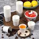 1000 Pcs 1 oz Mini Coffee Cups Disposable Espresso PaperMedicine Cups for Travel PicnicBathroom Mouthwash MugsBarbecue PartyClassic Style