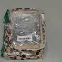 Wedama TSA Approved Toiletry Bag, 2 Pack Clear Makeup Bags with Handles, Quart Size PVC Clear Cosmetic Bags for Women and Men, Carry on Airport Airline Compliant Bag, Leopard Print