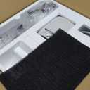 Under Desk Elliptical Machine, Electric Leg Exerciser for Seniors, Quiet & Portable Electric Seated Eclipse Exercise Training Machine with Remote, 12 Speeds & Mute Function, Manual & Auto Mode