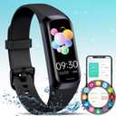 Fitness Tracker,Smart Watch with Blood Pressure Heart Rate Body Temperature & Sleep Monitor IP67 Waterproof Step Calorie Counter Pedometer Health Fitness Activity Watch for Android iOS Phone Men Women