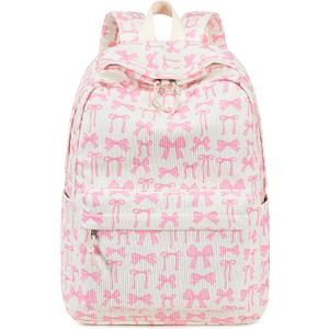 Bluboon School Backpack for Teen Girls Bookbags Elementary High School Corduroy Laptop Bags Women Travel Daypacks