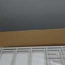 Bed Frame White Steel Small Single Bed Frame Rectangular Bedroom Furniture headboard for Bedroom (31.3 x 77.2 x 35.6 in)