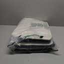 Bagnizer Large Fabric Storage Baskets | 50L Storage Bins, Decorative Linen Closet Baskets with Handles for Organizing, Shelf, Toys, Clothes, Home, Office, Nursery, 17x12x15Inches (Black&White)