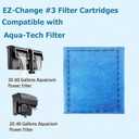 16 Pack Rite Size C Aquarium Filter Cartridges Compatible with Marineland Penguin PRO Power Filters 275/375 & Original Penguin Power Filters 200/350, EZ Change #3 Replacement Filter Cartridges