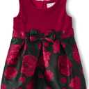 The Children's Place Baby-Girls and Toddler Dressy Dress, Short Sleeve (5T, Berry Jam Floral)