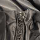 Flygo Men Puffer Jacket Winter Coats Water Resistant Long Sleeve Zip Up Lightweight Quilted Down Jackets (Black-M) Broken Zipper