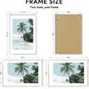 Hongkee 20x30 Frame, Distressed White Wood Style - Display Posters 16 x 24 with Mat or 20x30 without Mat, Wall Mounting Horizontal and Vertical, 1 Pack