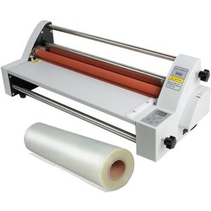 Vinmax 18inch Laminating Machine with Film Roll Office Presentation Laminators Hot Cold Roll Laminator Single Dual Sided Thermal Laminating Machine Commercial Photo Laminator School Office Use